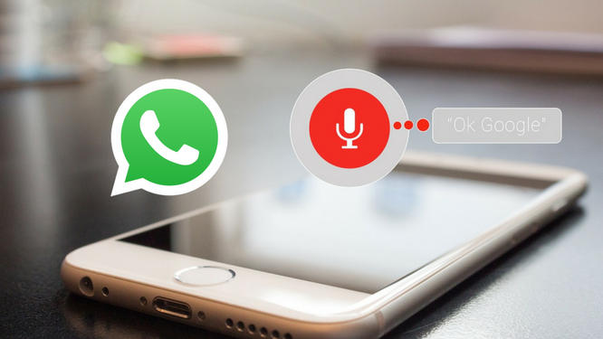 how to send whatsapp text and voice messages by google assistant