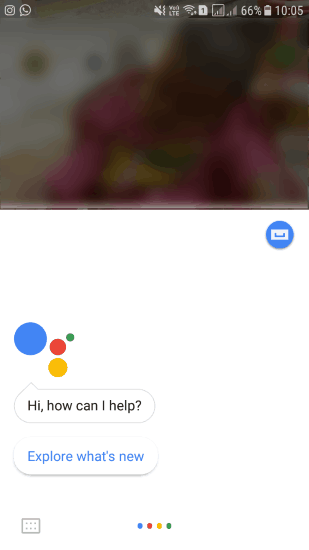 trigger google assistant by saying ok google