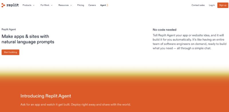 replit - turn natural language into apps