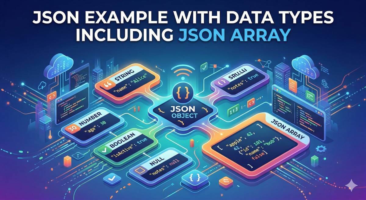 JSON Example With Data Types and Arrays (Beginner Guide)